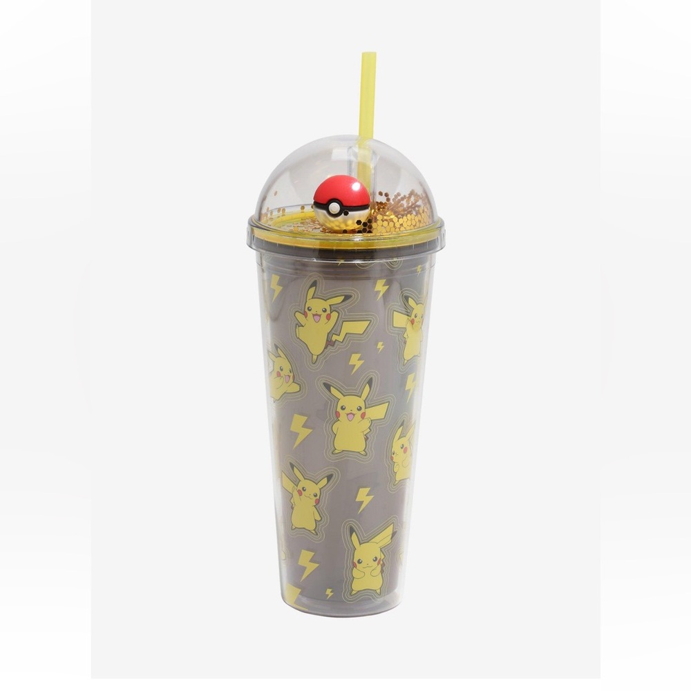 🆕 NWT Pokemon Pikachu Dome Acrylic Travel Cup Hot Topic